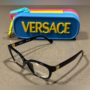 Versace Kids VK3006U Eyeglasses Full Rim Rectangle Shape 48- 15 - 130